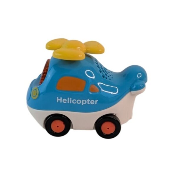 Vtech Go Go Smart Wheels Helicopter Police Car Vehicle Lot of 2 Tested - Picture 8 of 13